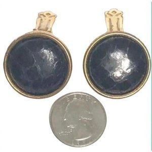 Cobra Vintage Clip On Earrings